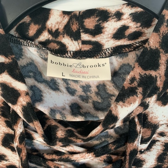 NWOT Bobbie & Brooks Leopard print midi dress - Picture 6 of 7